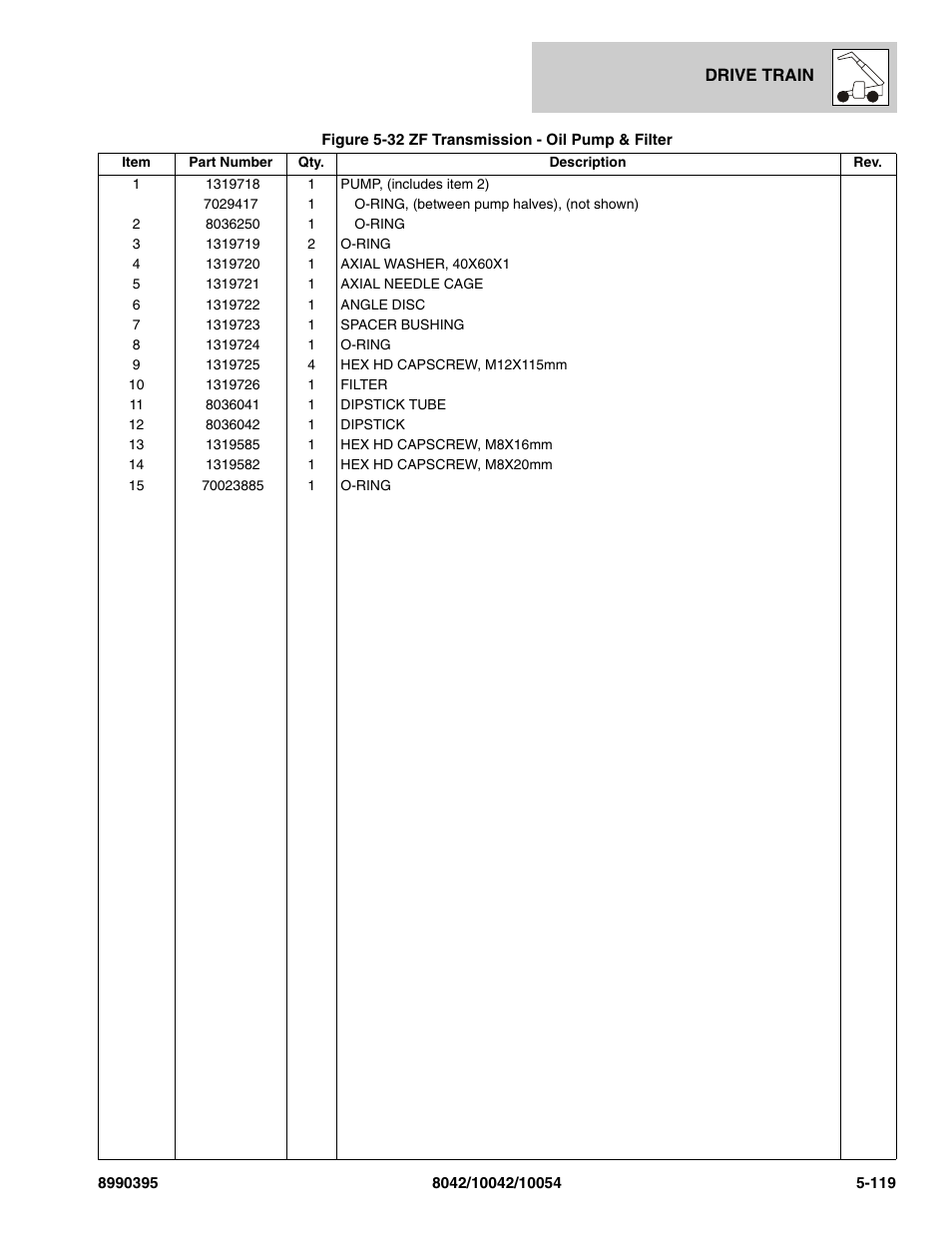 SkyTrak 10042 Parts Manual User Manual | Page 291 / 590