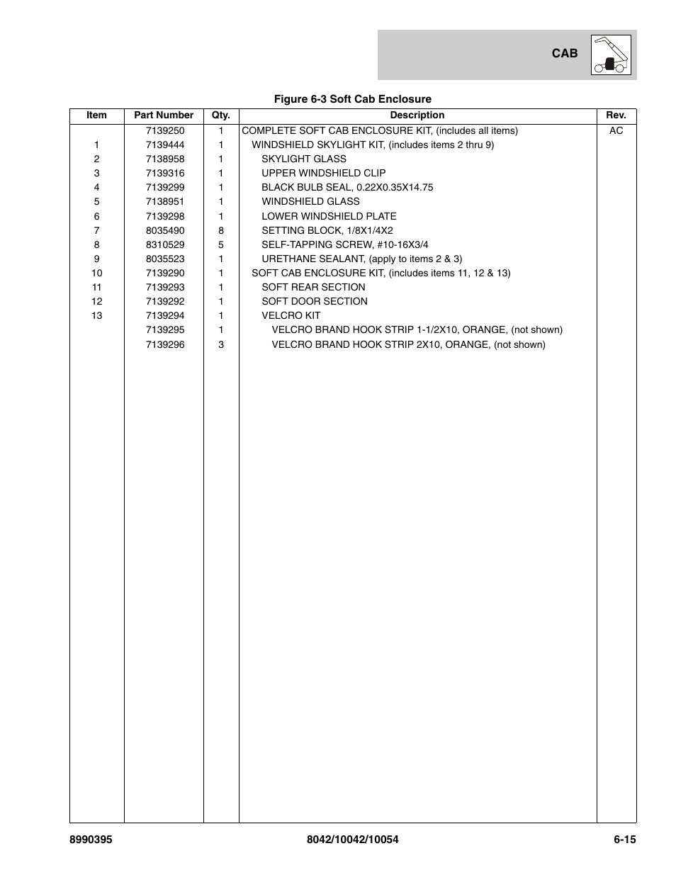 SkyTrak 10042 Parts Manual User Manual | Page 315 / 590