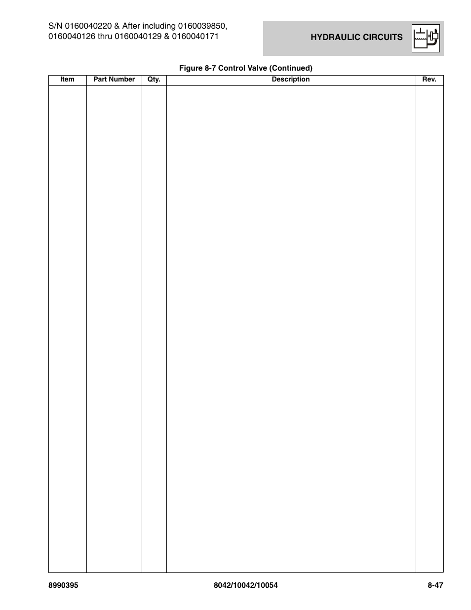 SkyTrak 10042 Parts Manual User Manual | Page 401 / 590