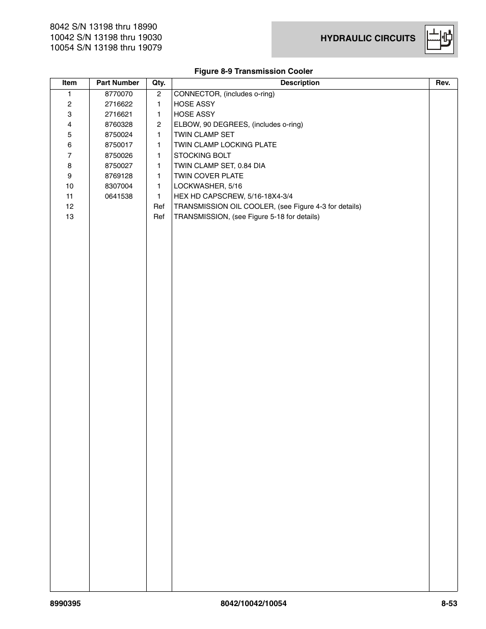 SkyTrak 10042 Parts Manual User Manual | Page 407 / 590
