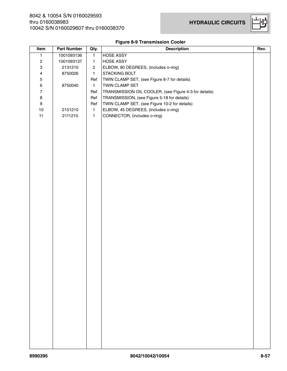 SkyTrak 10042 Parts Manual User Manual | Page 411 / 590
