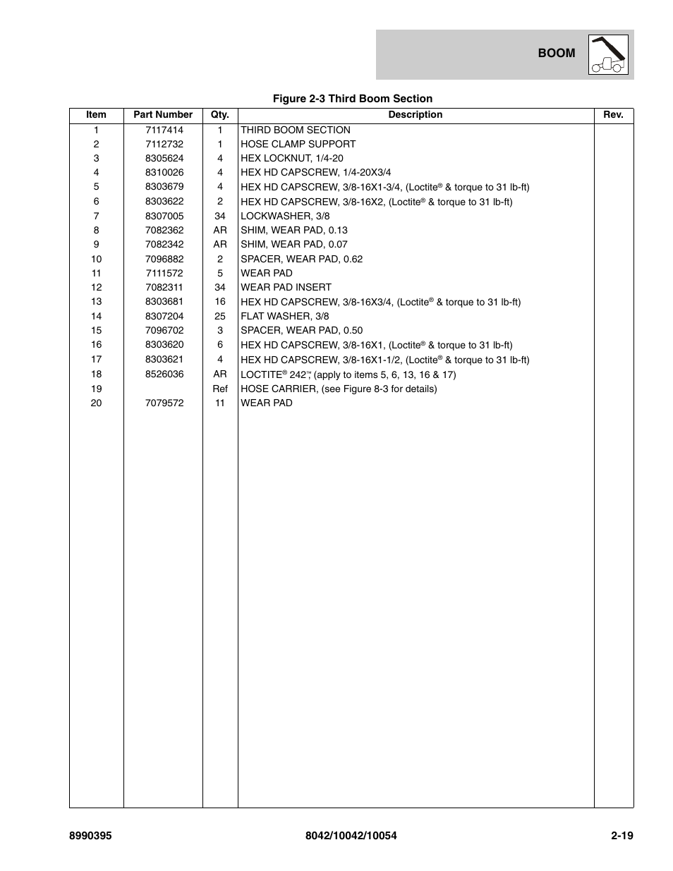 SkyTrak 10042 Parts Manual User Manual | Page 45 / 590
