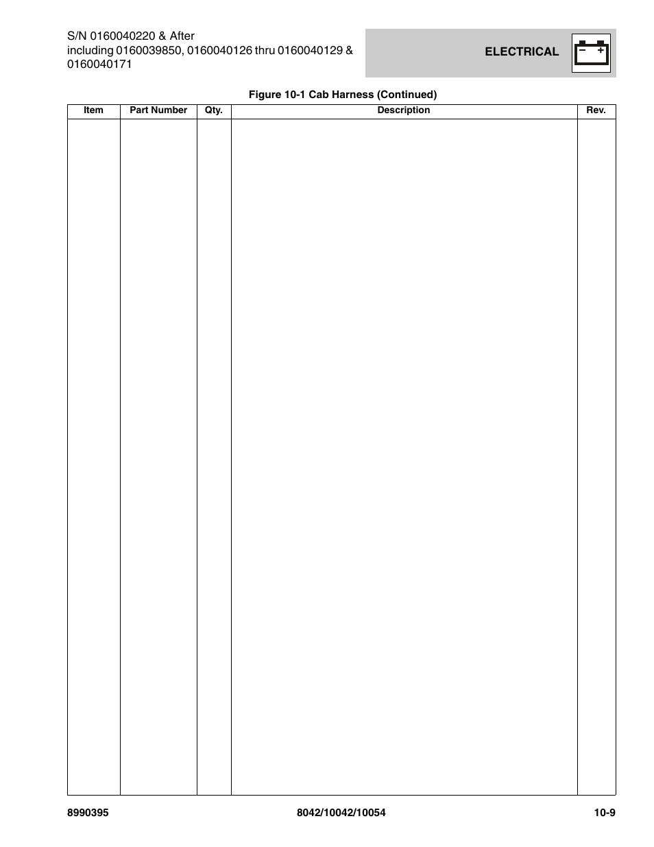 SkyTrak 10042 Parts Manual User Manual | Page 499 / 590