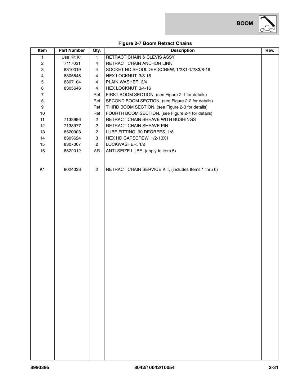 SkyTrak 10042 Parts Manual User Manual | Page 57 / 590