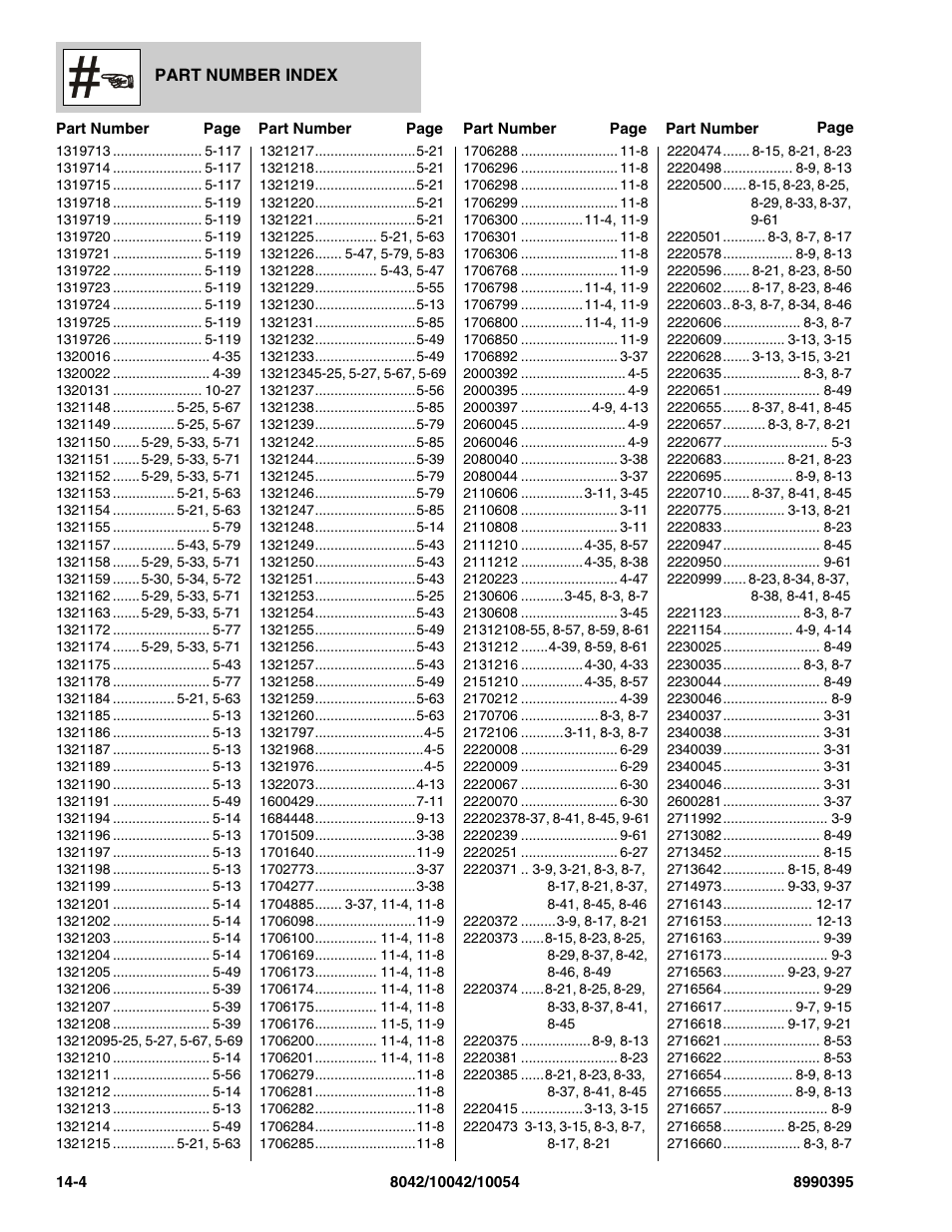 SkyTrak 10042 Parts Manual User Manual | Page 576 / 590