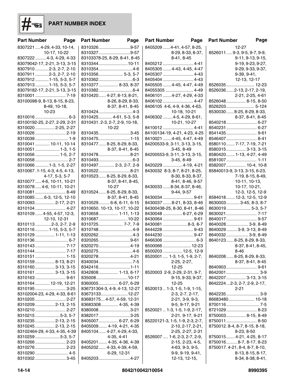 SkyTrak 10042 Parts Manual User Manual | Page 586 / 590