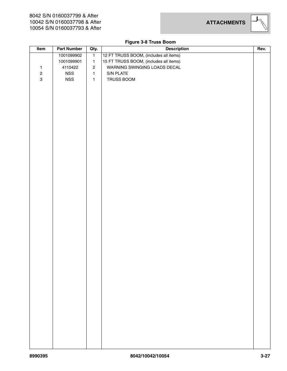 SkyTrak 10042 Parts Manual User Manual | Page 85 / 590