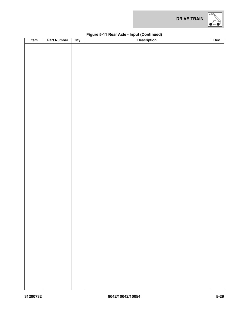 SkyTrak 8042 Parts Manual User Manual | Page 147 / 388