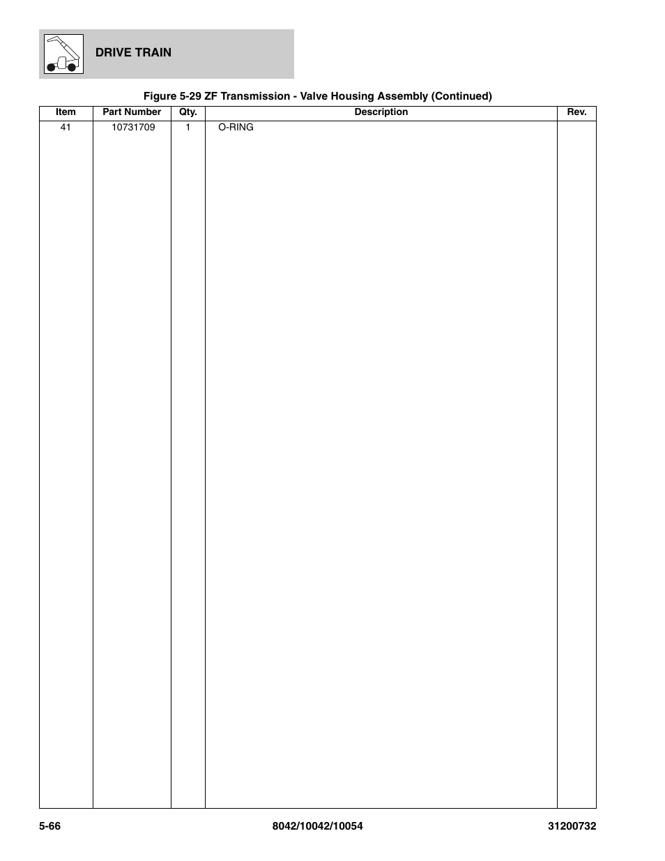 SkyTrak 8042 Parts Manual User Manual | Page 184 / 388