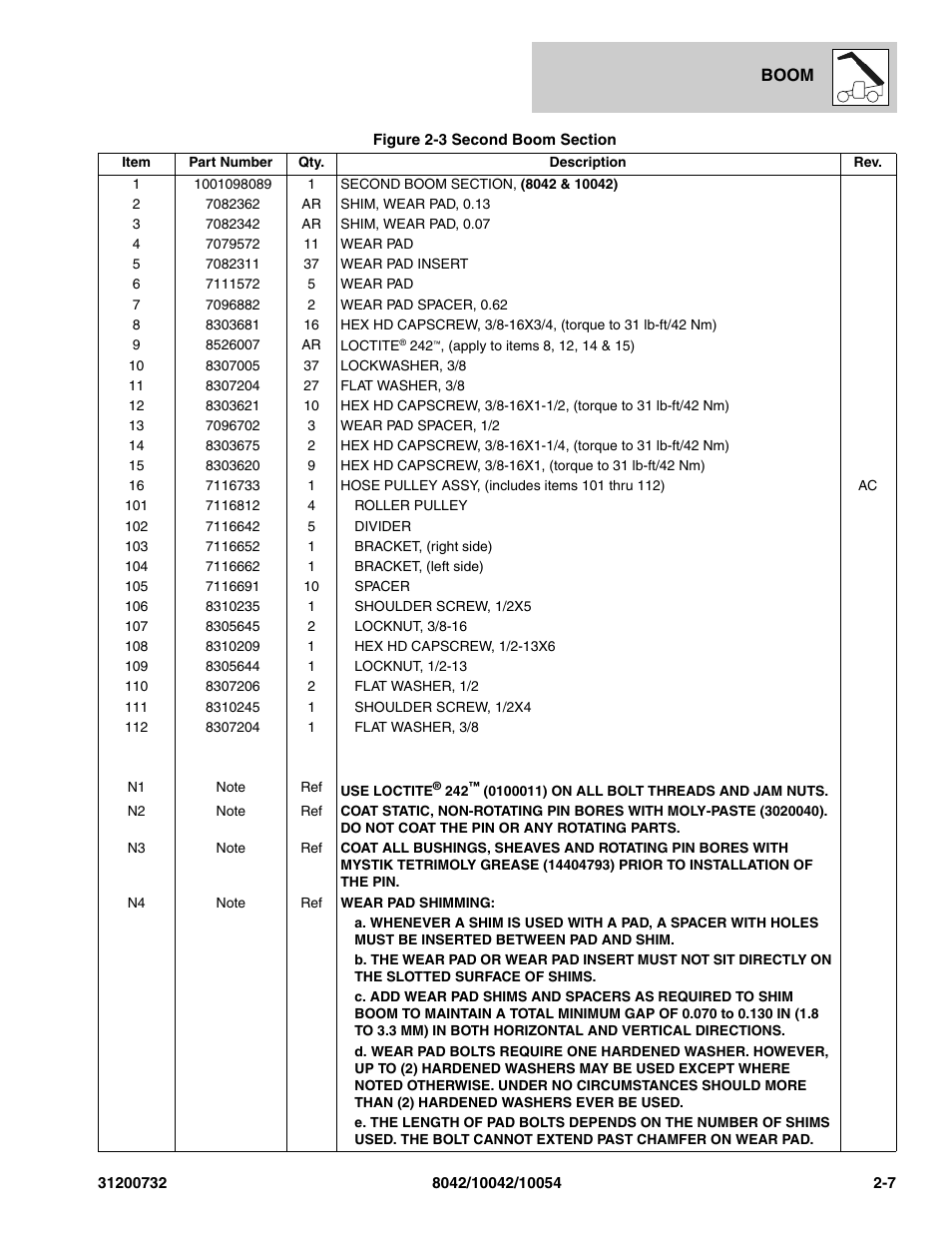 SkyTrak 8042 Parts Manual User Manual | Page 29 / 388