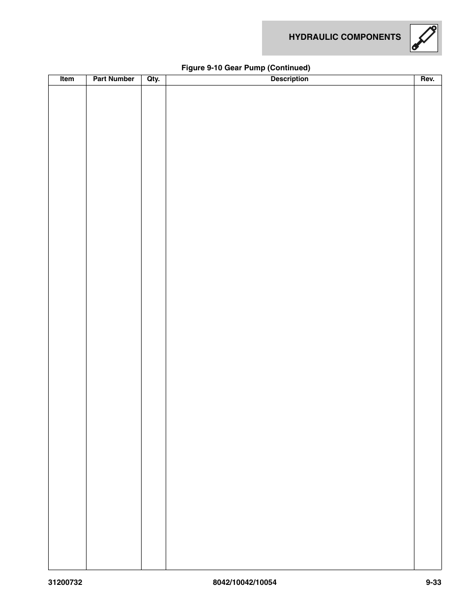 SkyTrak 8042 Parts Manual User Manual | Page 293 / 388