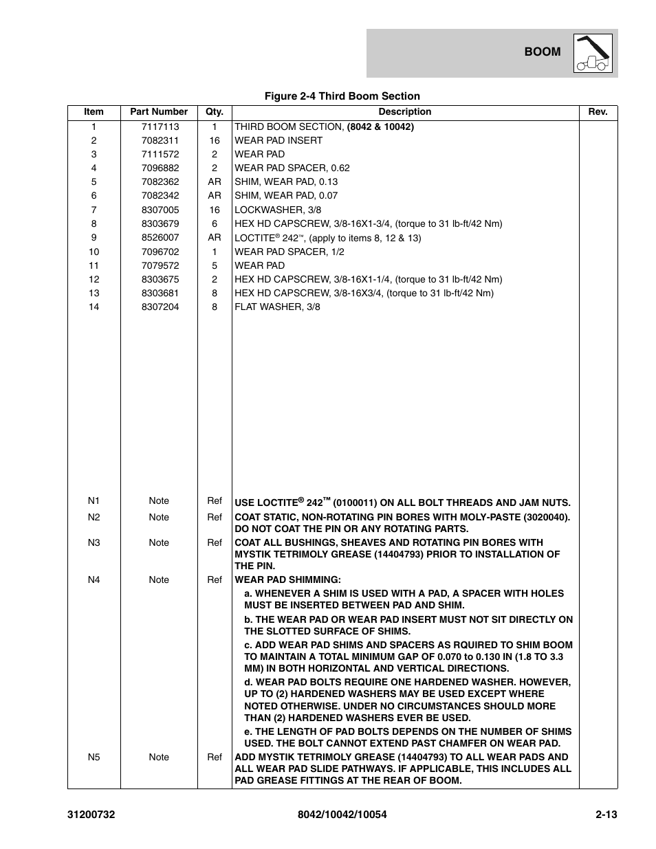 SkyTrak 8042 Parts Manual User Manual | Page 35 / 388