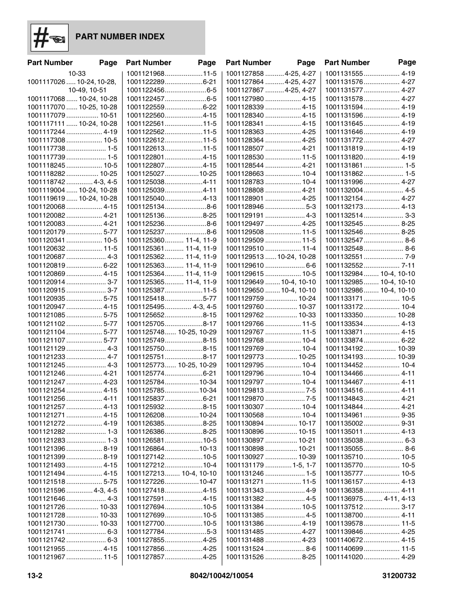 SkyTrak 8042 Parts Manual User Manual | Page 376 / 388