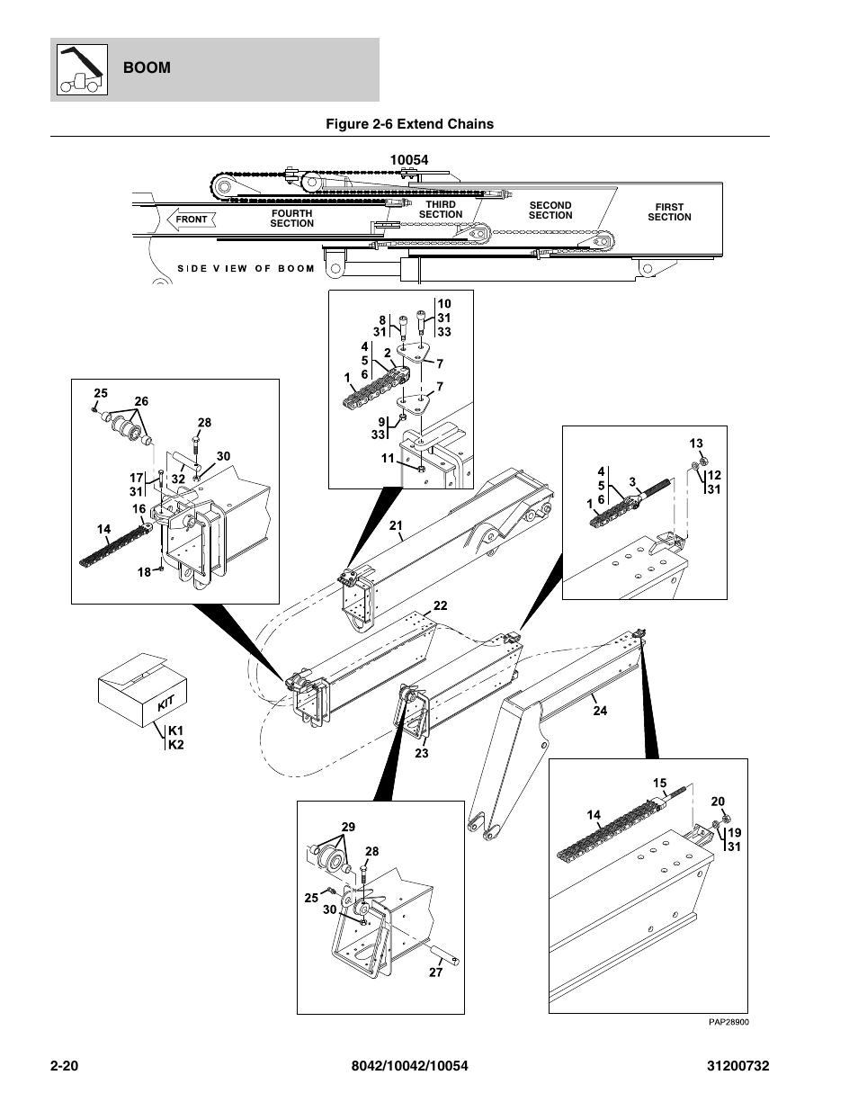 Boom | SkyTrak 8042 Parts Manual User Manual | Page 42 / 388