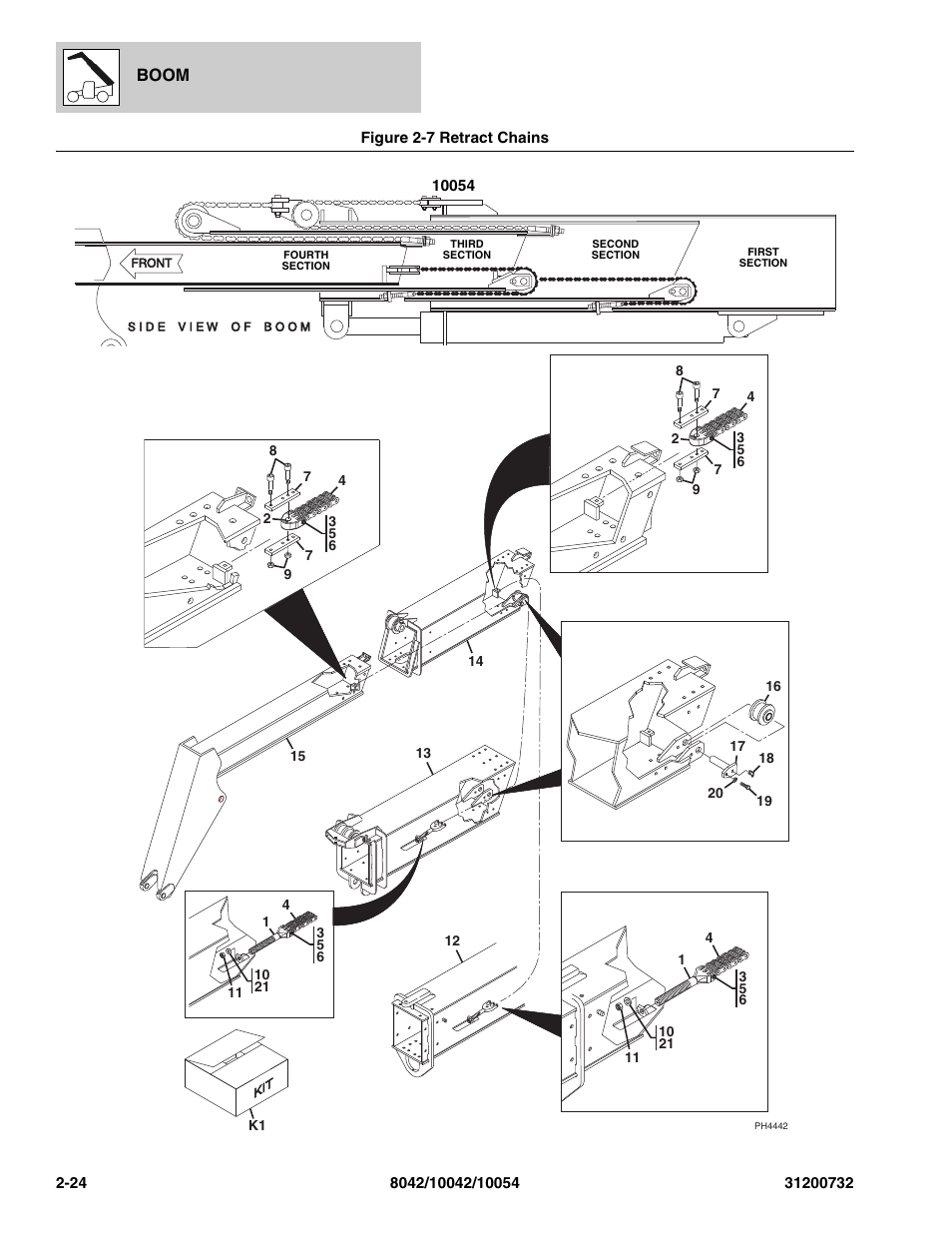 Boom | SkyTrak 8042 Parts Manual User Manual | Page 46 / 388