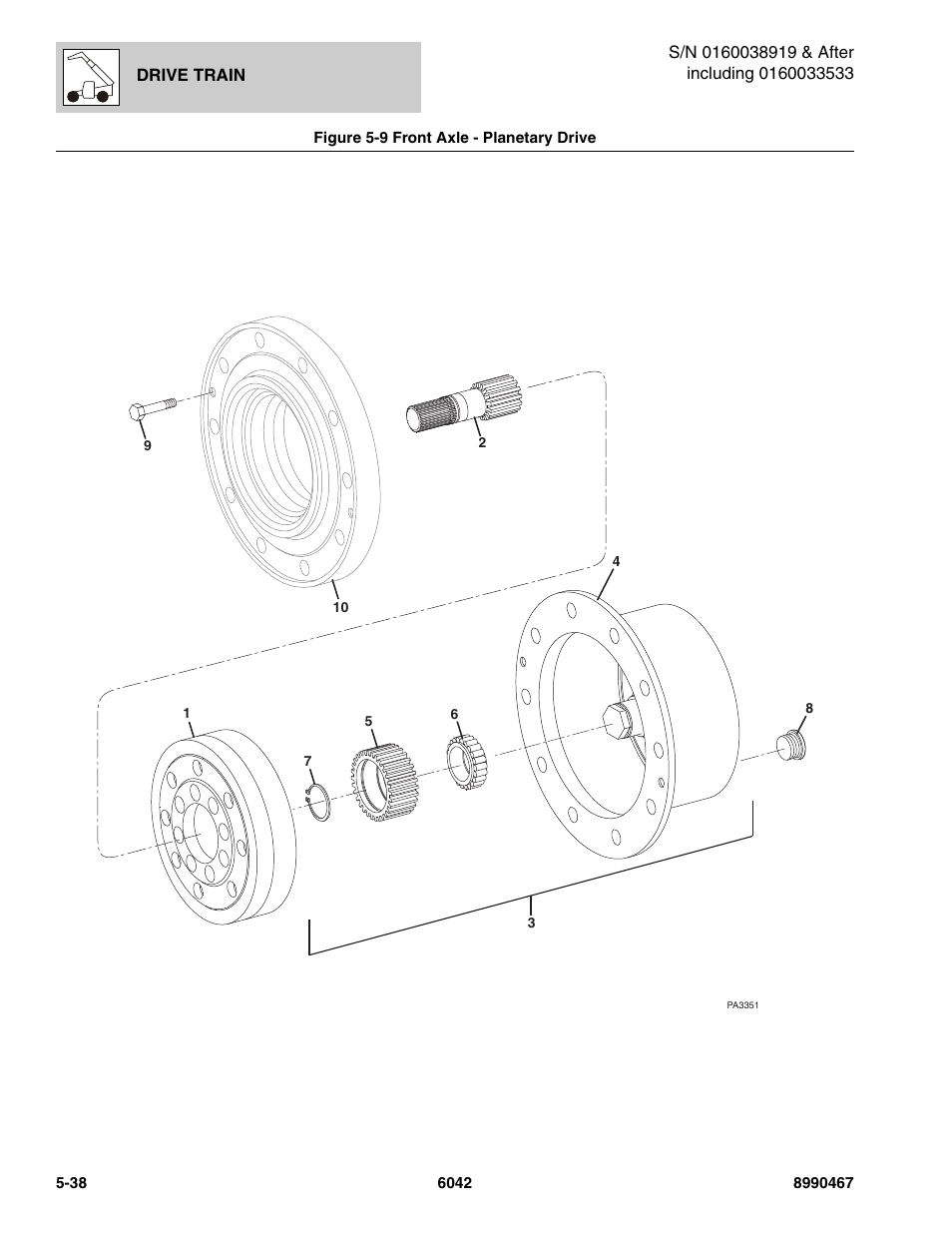SkyTrak 6042 Parts Manual User Manual | Page 170 / 466