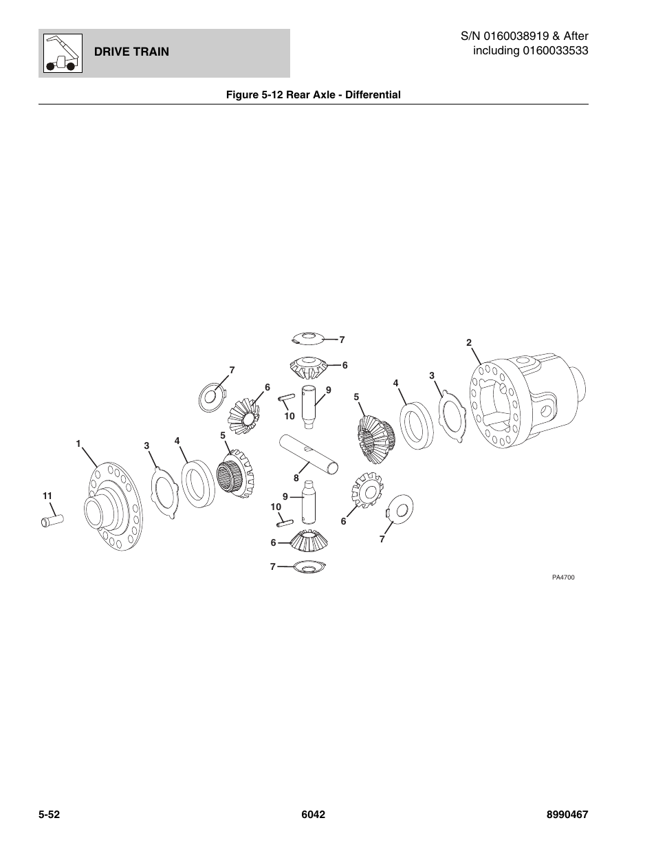 SkyTrak 6042 Parts Manual User Manual | Page 184 / 466