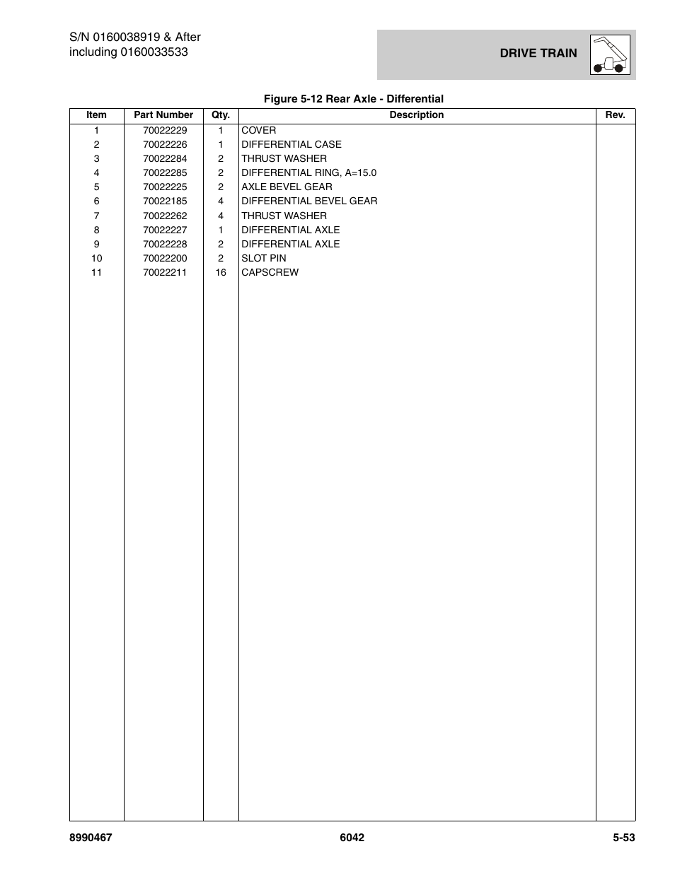 SkyTrak 6042 Parts Manual User Manual | Page 185 / 466