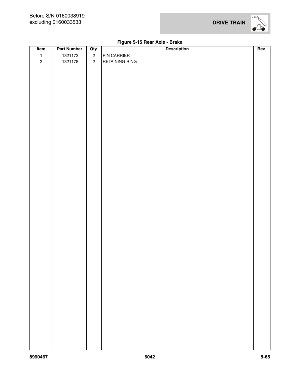 SkyTrak 6042 Parts Manual User Manual | Page 197 / 466