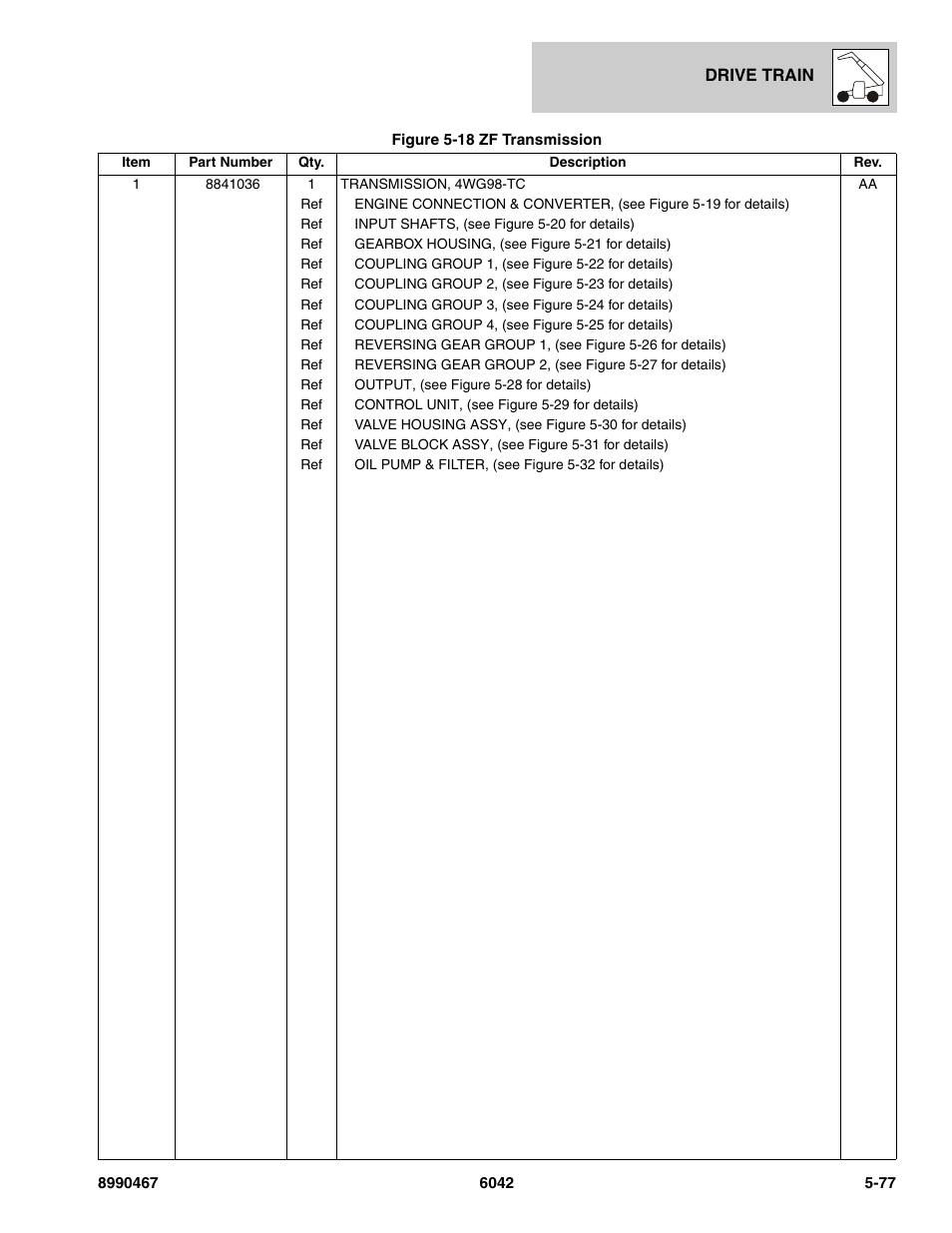 SkyTrak 6042 Parts Manual User Manual | Page 209 / 466