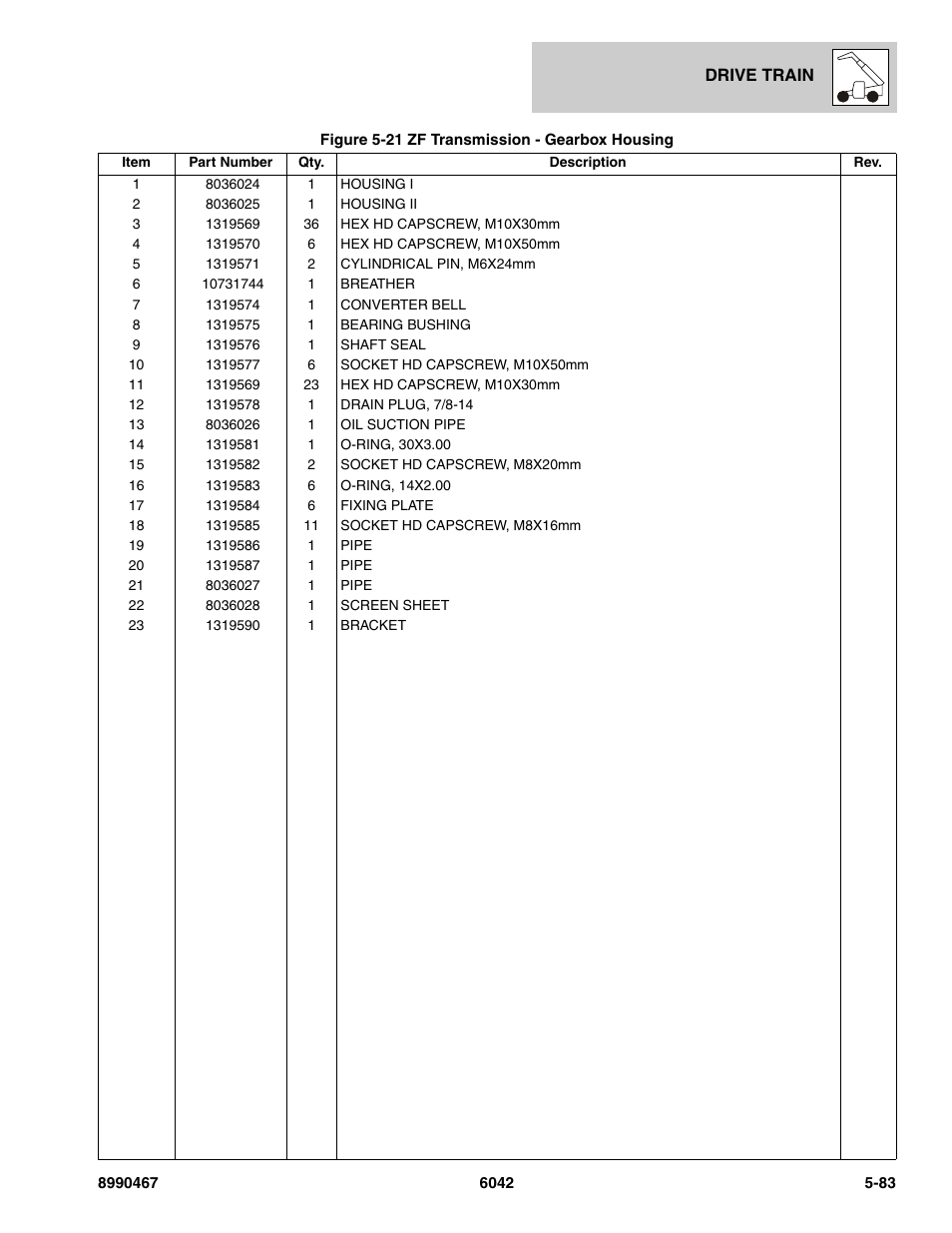 SkyTrak 6042 Parts Manual User Manual | Page 215 / 466