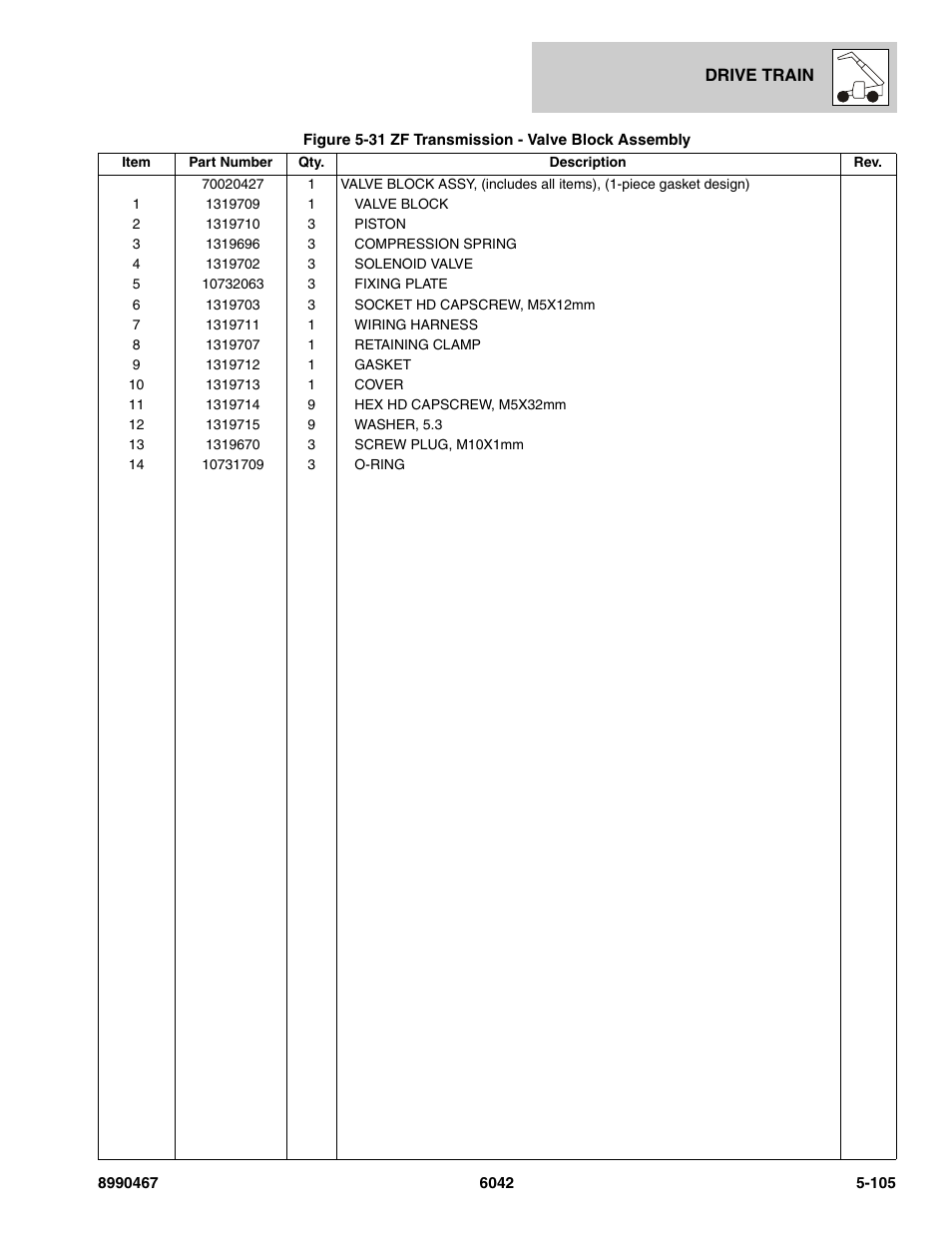 SkyTrak 6042 Parts Manual User Manual | Page 237 / 466