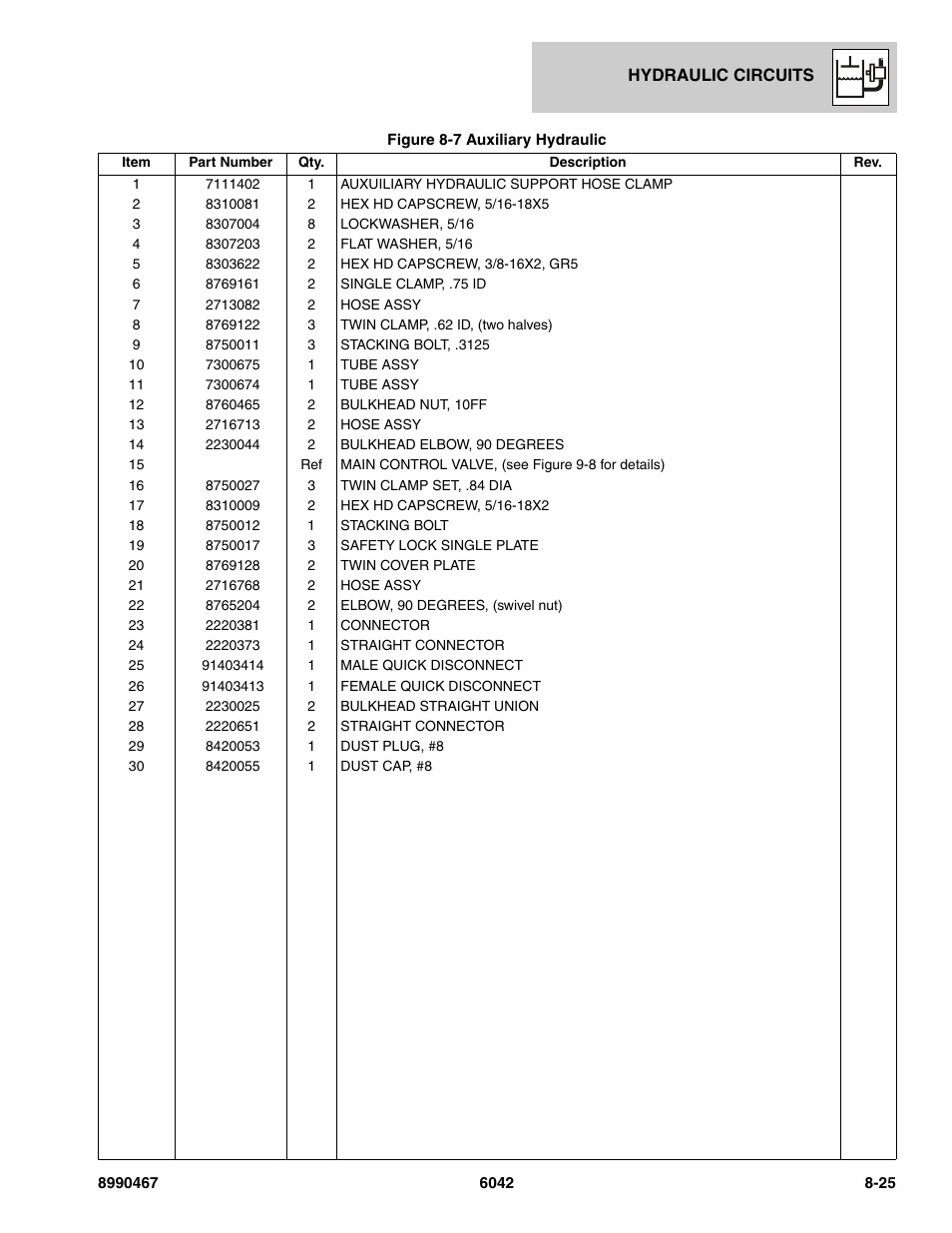 SkyTrak 6042 Parts Manual User Manual | Page 327 / 466