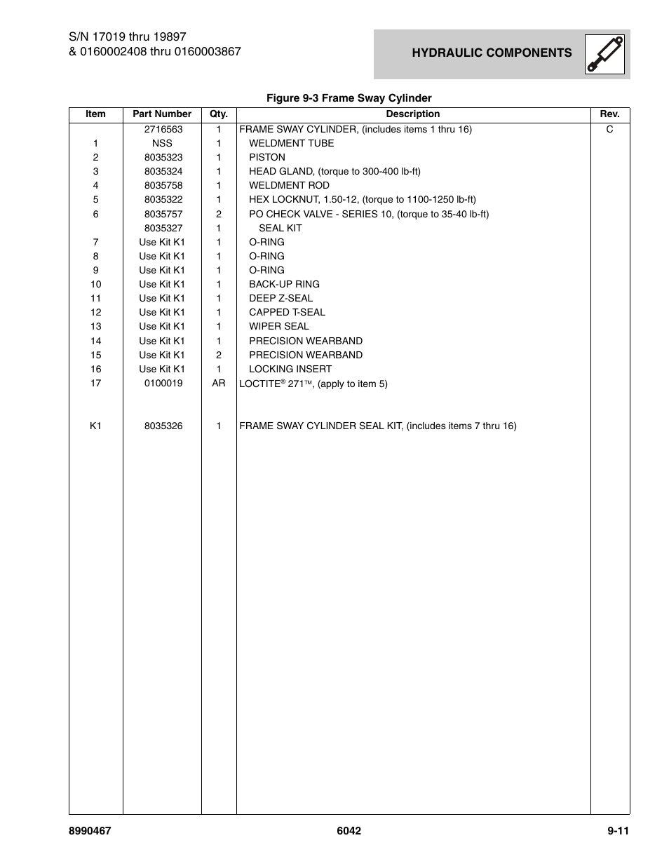 SkyTrak 6042 Parts Manual User Manual | Page 351 / 466