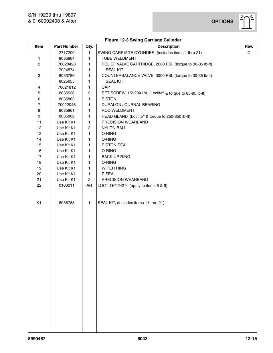 SkyTrak 6042 Parts Manual User Manual | Page 427 / 466