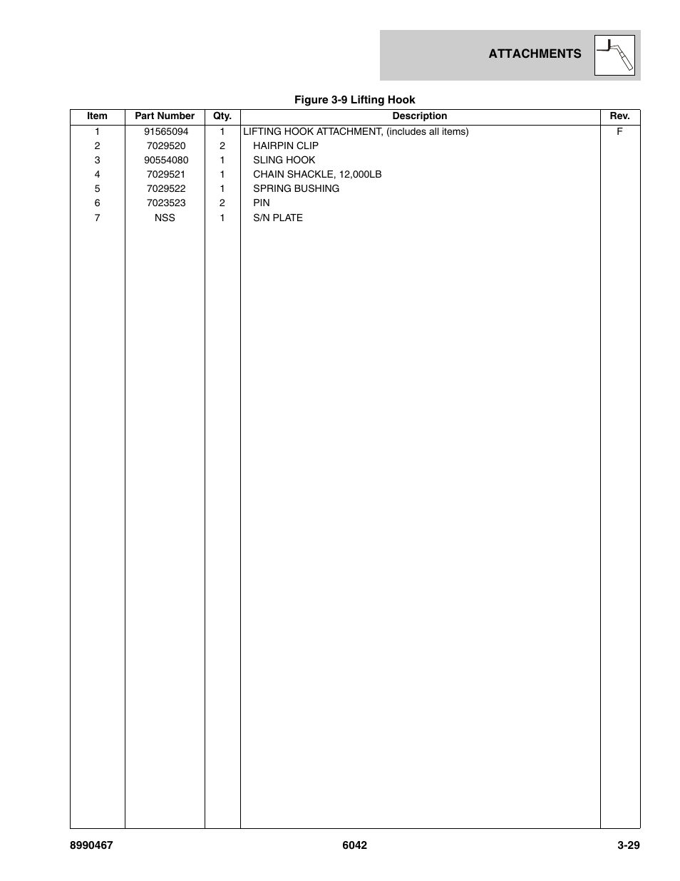 SkyTrak 6042 Parts Manual User Manual | Page 67 / 466