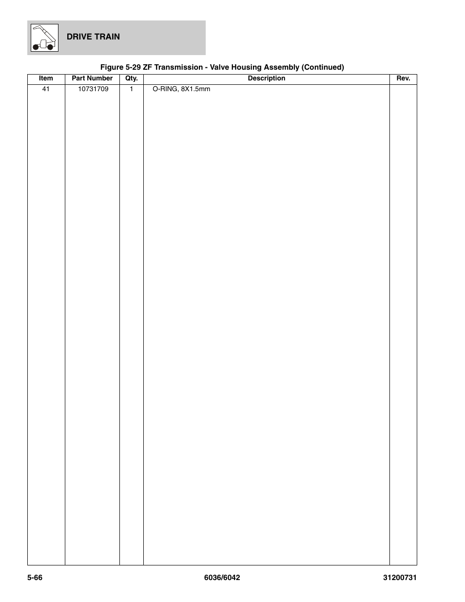 SkyTrak 6036 Parts Manual User Manual | Page 176 / 364
