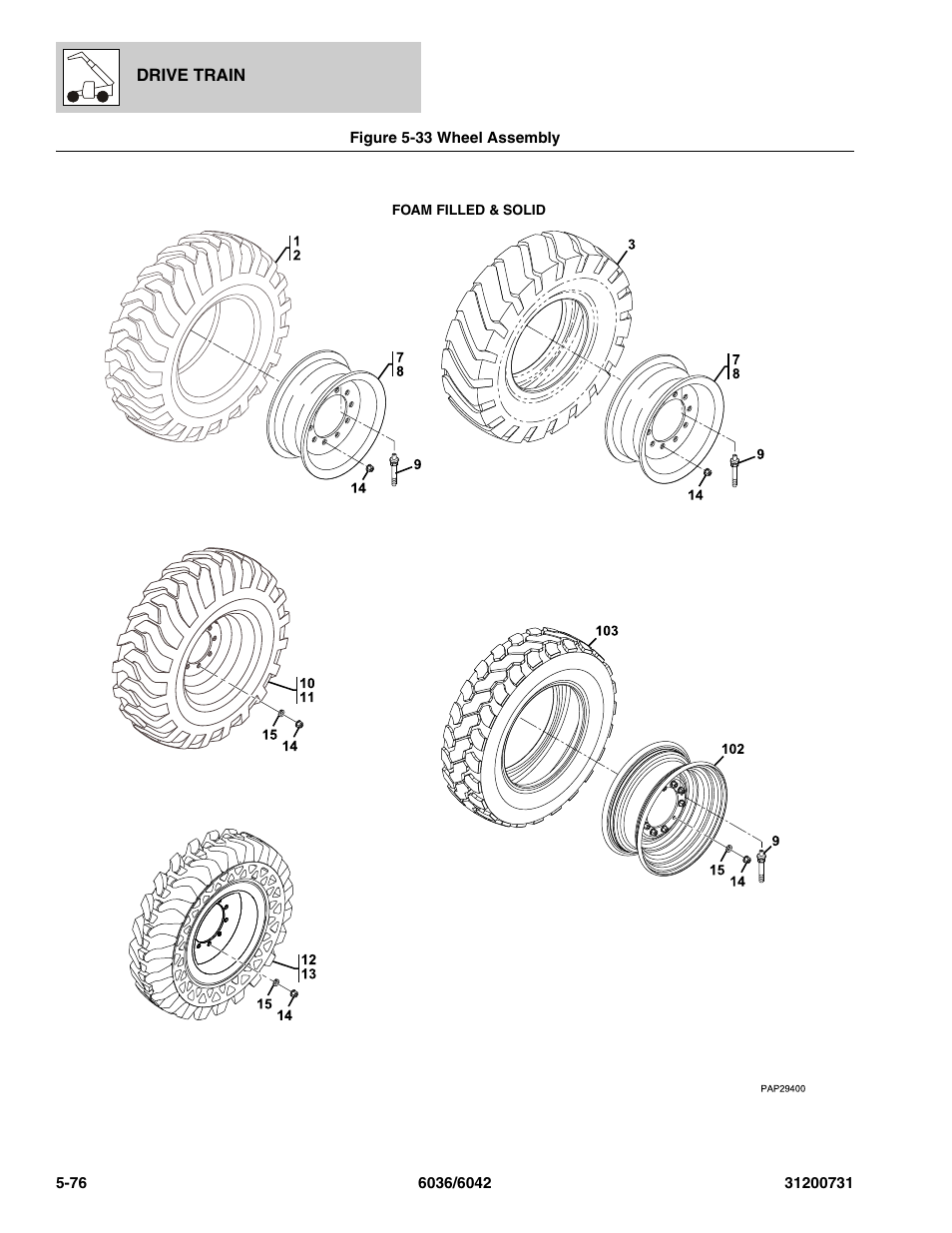 SkyTrak 6036 Parts Manual User Manual | Page 186 / 364