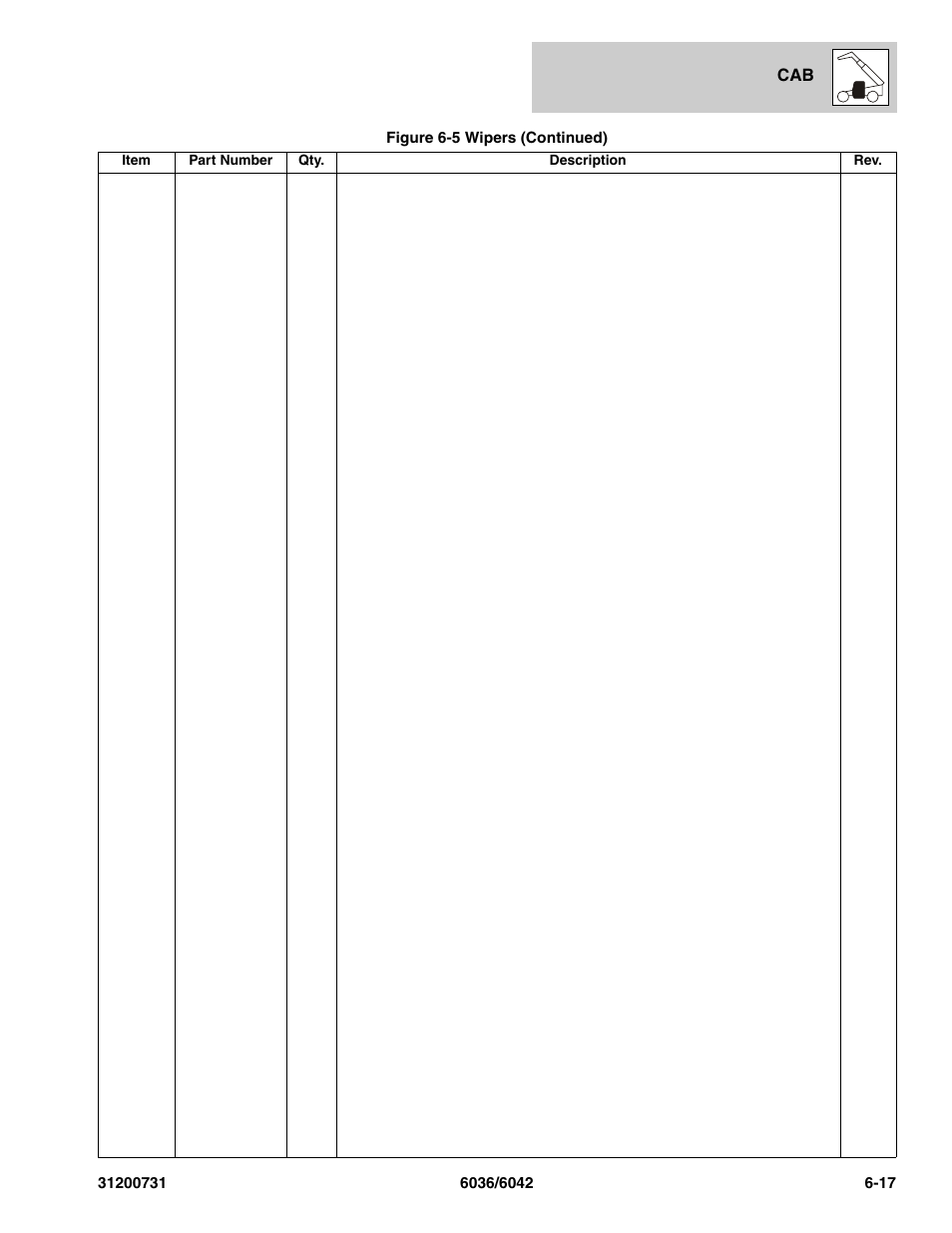 SkyTrak 6036 Parts Manual User Manual | Page 205 / 364