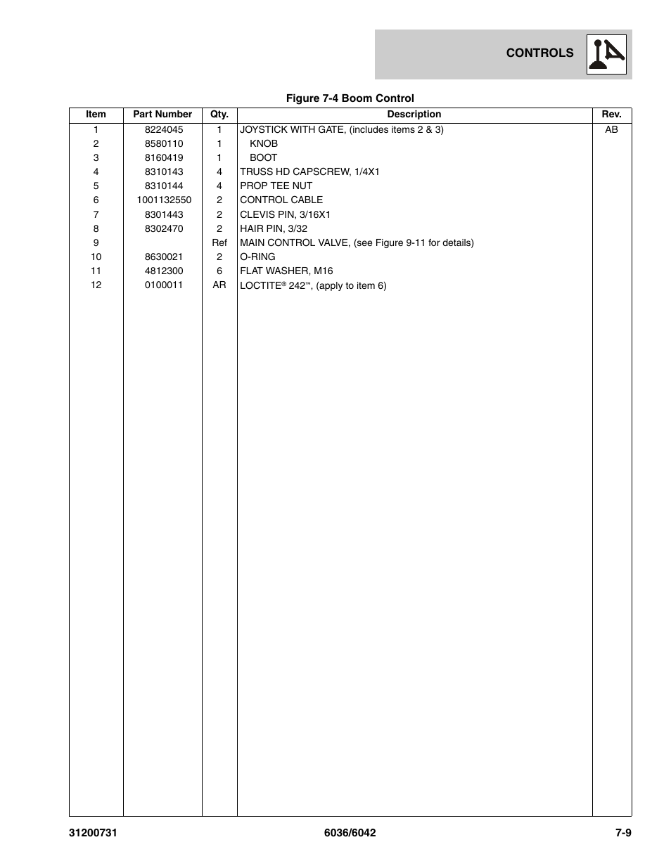 SkyTrak 6036 Parts Manual User Manual | Page 221 / 364