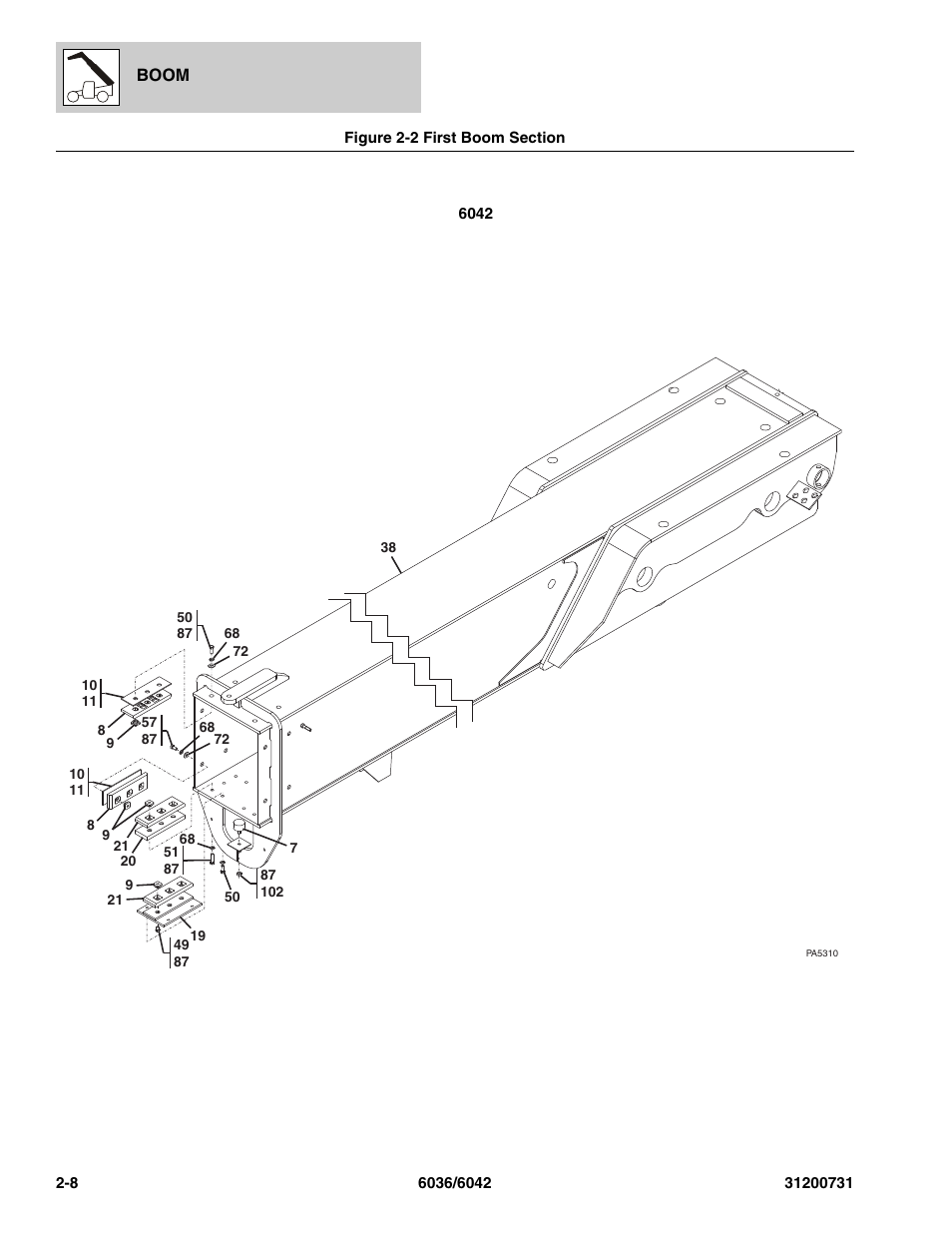 SkyTrak 6036 Parts Manual User Manual | Page 28 / 364