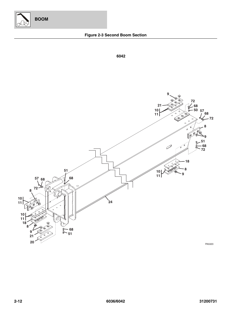 SkyTrak 6036 Parts Manual User Manual | Page 32 / 364