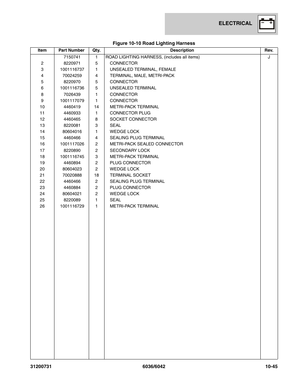 SkyTrak 6036 Parts Manual User Manual | Page 339 / 364