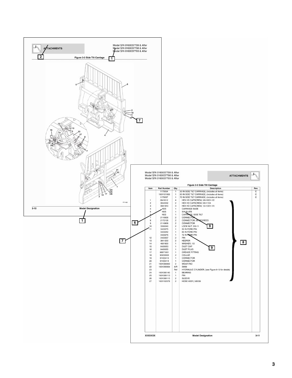 SkyTrak 6036 Parts Manual User Manual | Page 7 / 364