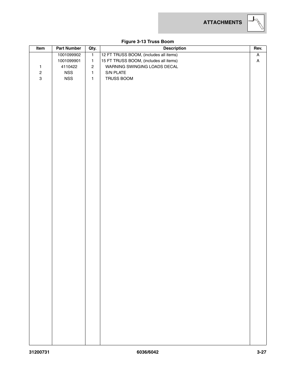 SkyTrak 6036 Parts Manual User Manual | Page 71 / 364