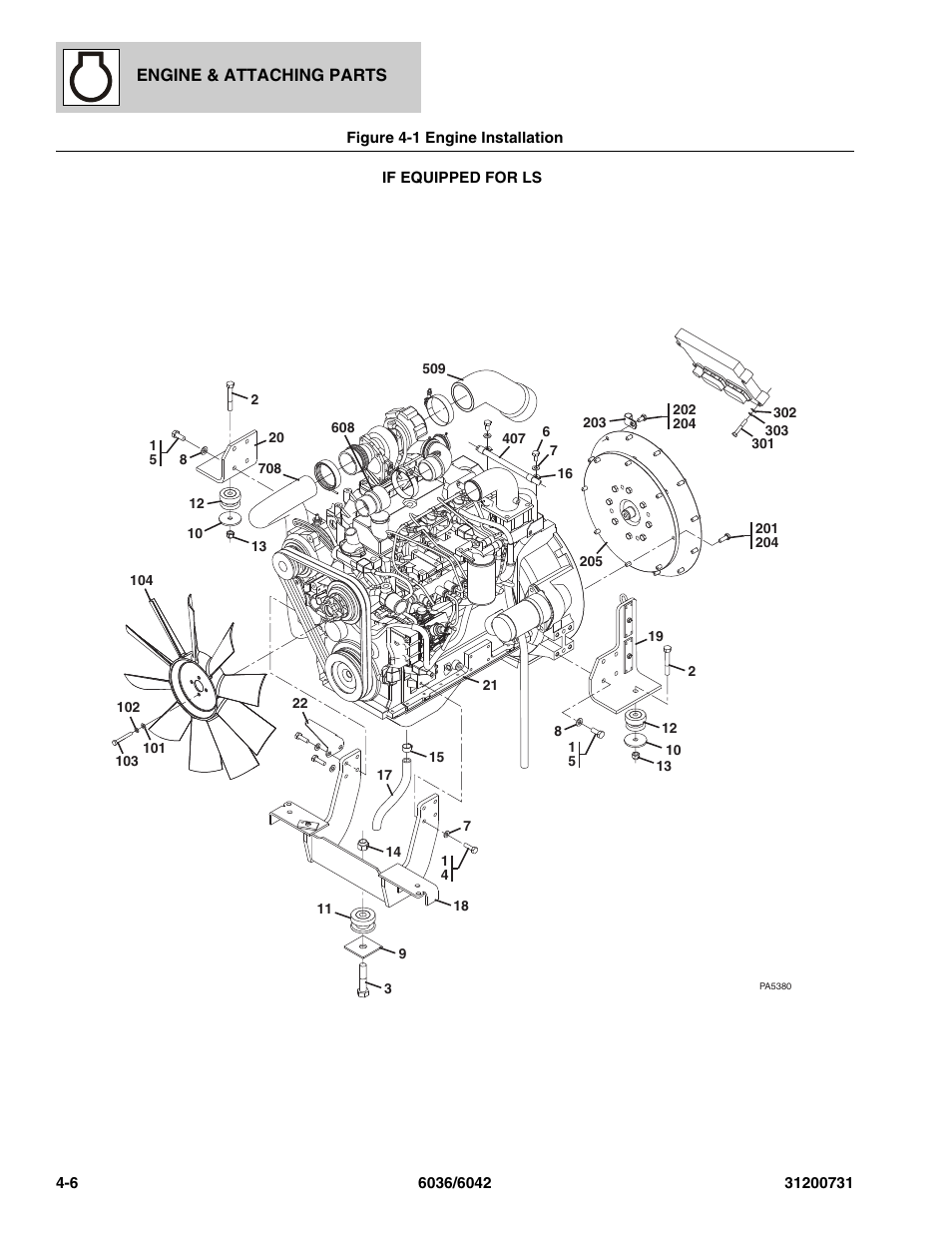 SkyTrak 6036 Parts Manual User Manual | Page 84 / 364