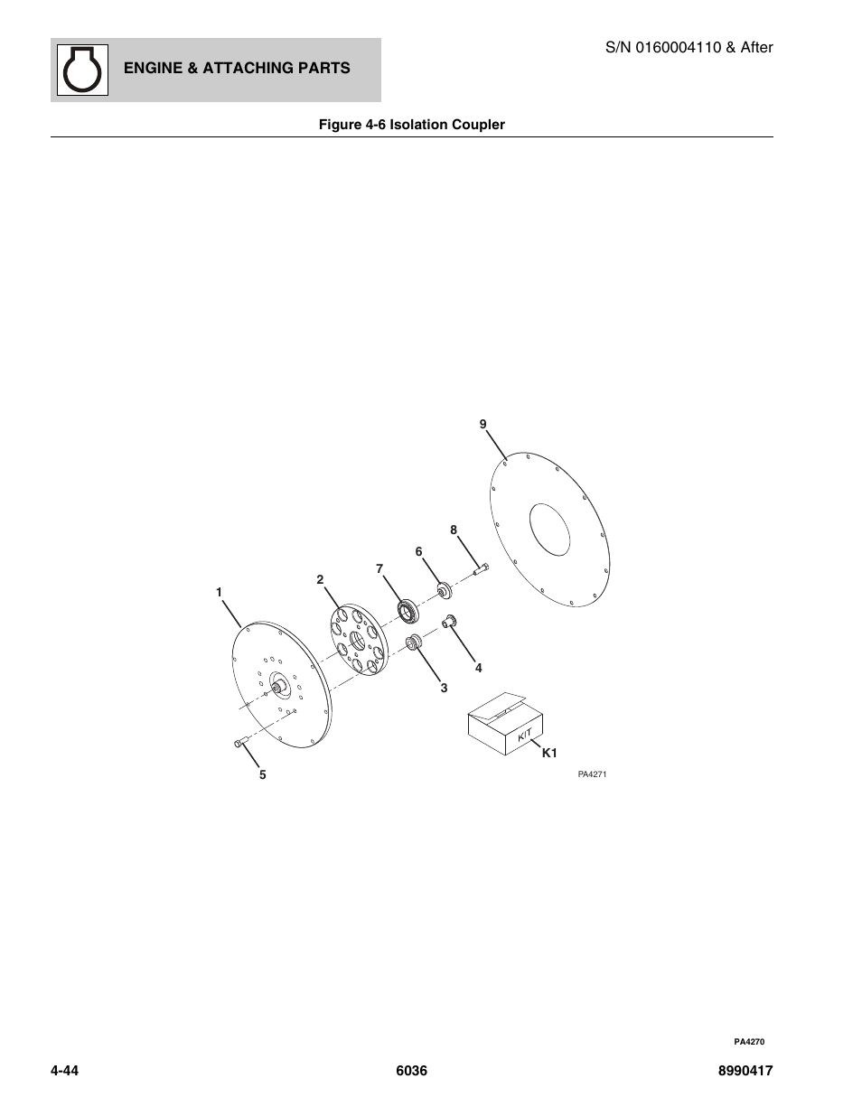 SkyTrak 6036 Parts Manual User Manual | Page 136 / 462