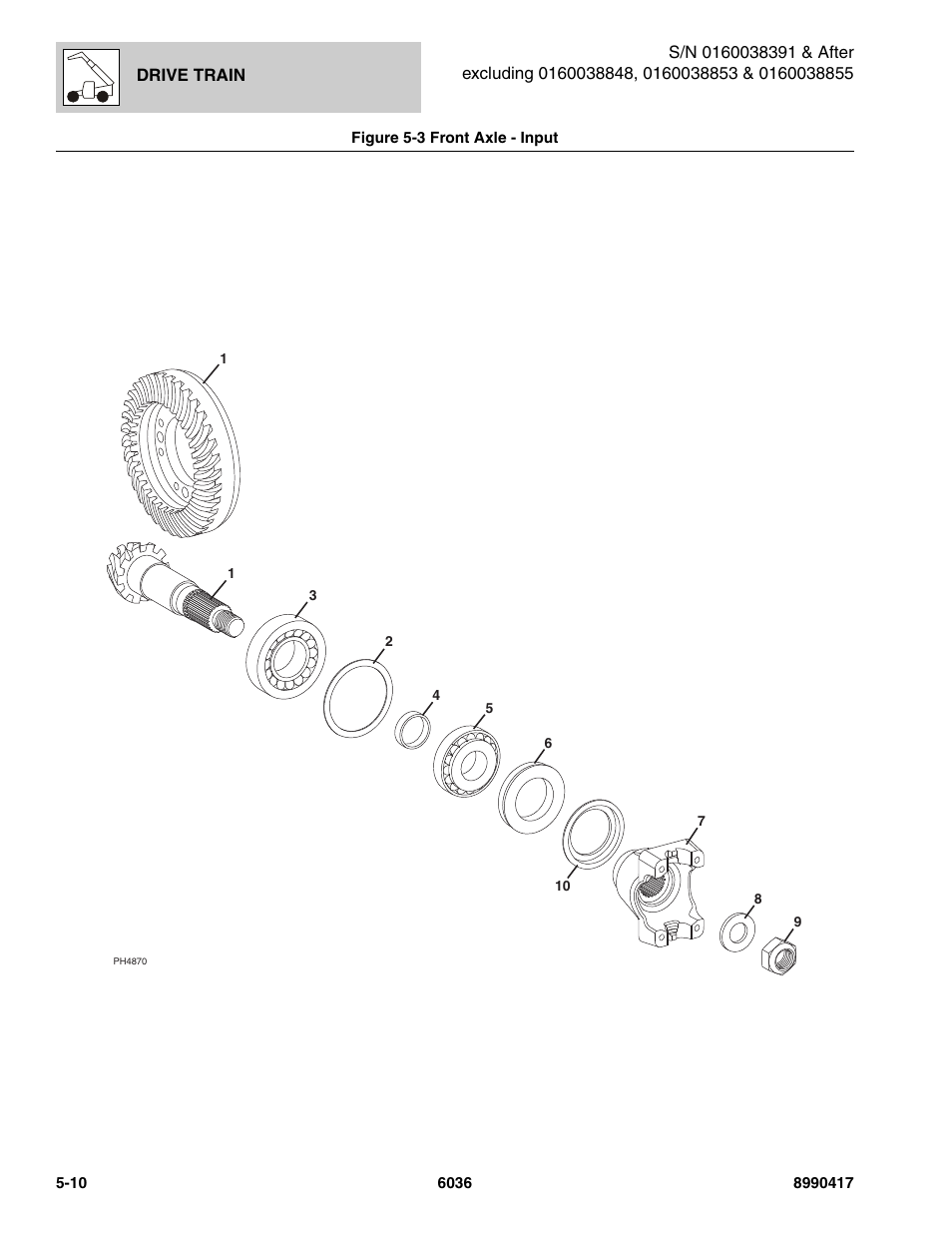 SkyTrak 6036 Parts Manual User Manual | Page 148 / 462