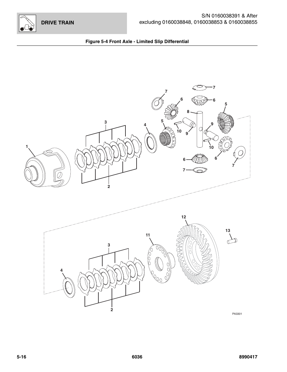 SkyTrak 6036 Parts Manual User Manual | Page 154 / 462