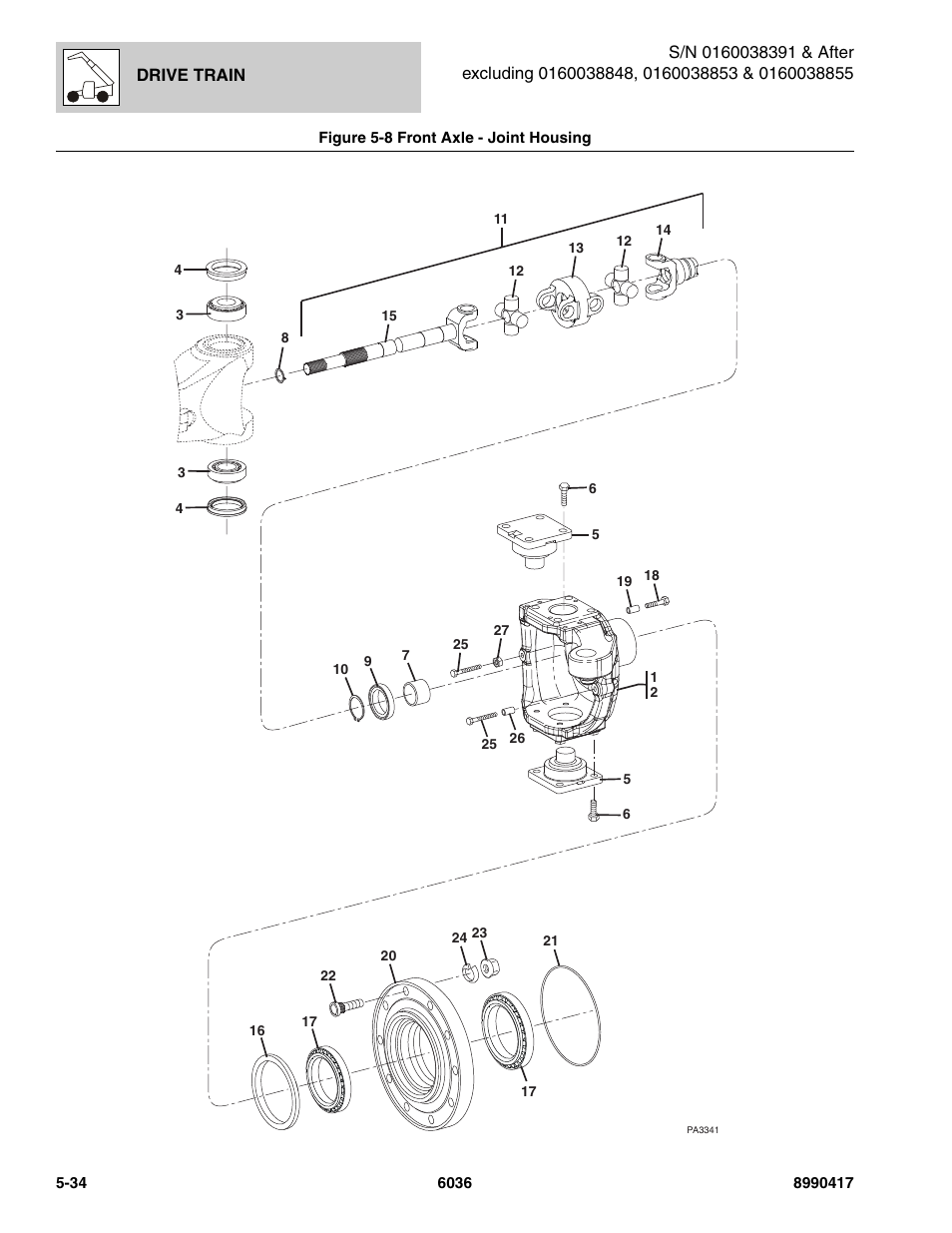 SkyTrak 6036 Parts Manual User Manual | Page 172 / 462