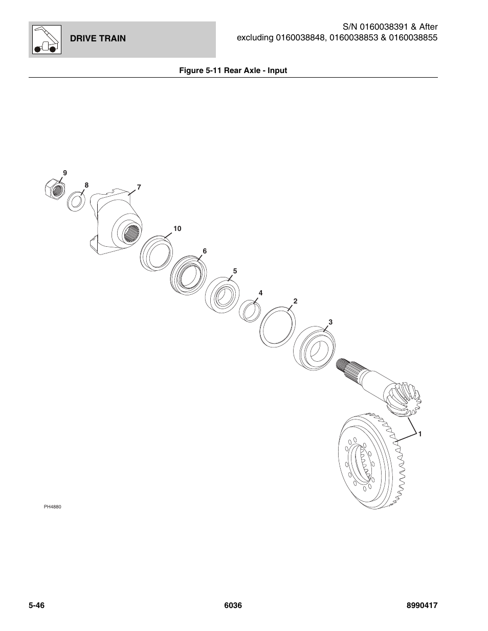 SkyTrak 6036 Parts Manual User Manual | Page 184 / 462