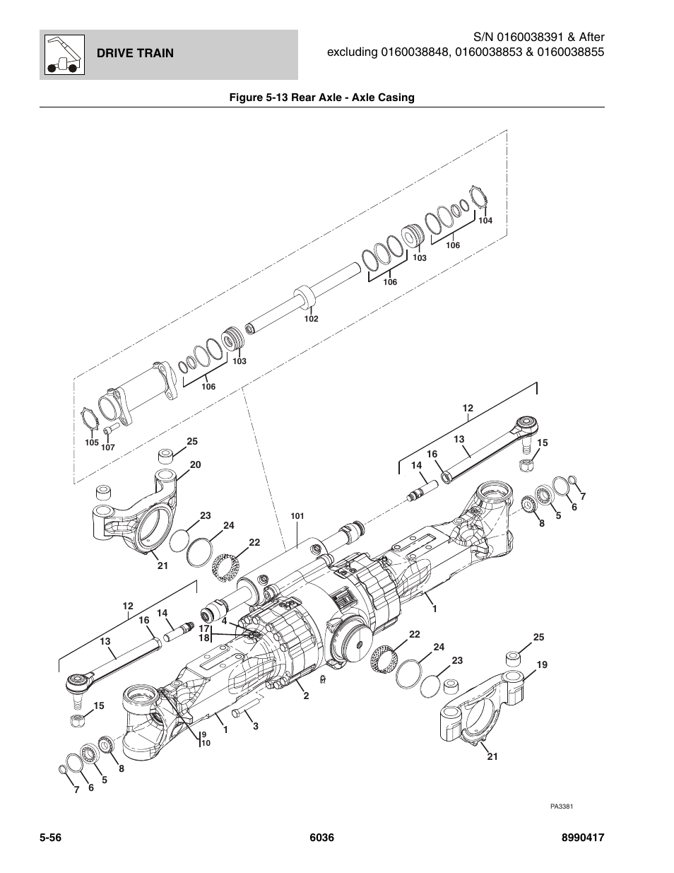 SkyTrak 6036 Parts Manual User Manual | Page 194 / 462
