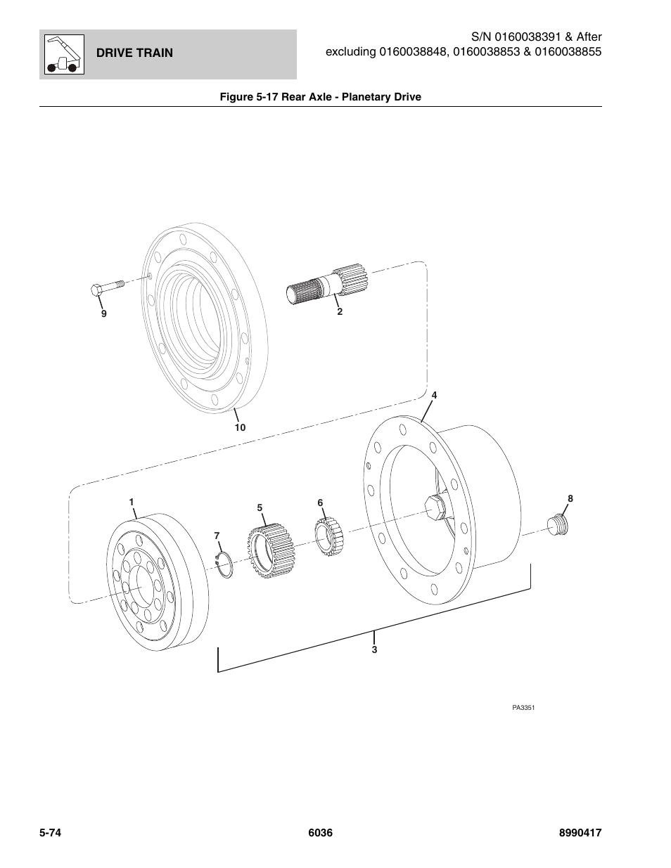 SkyTrak 6036 Parts Manual User Manual | Page 212 / 462