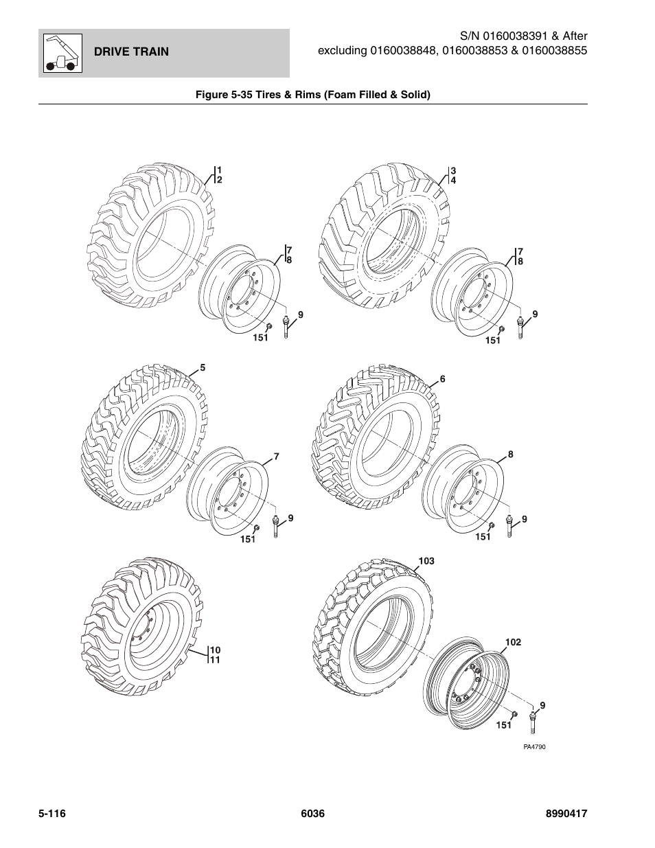 SkyTrak 6036 Parts Manual User Manual | Page 254 / 462