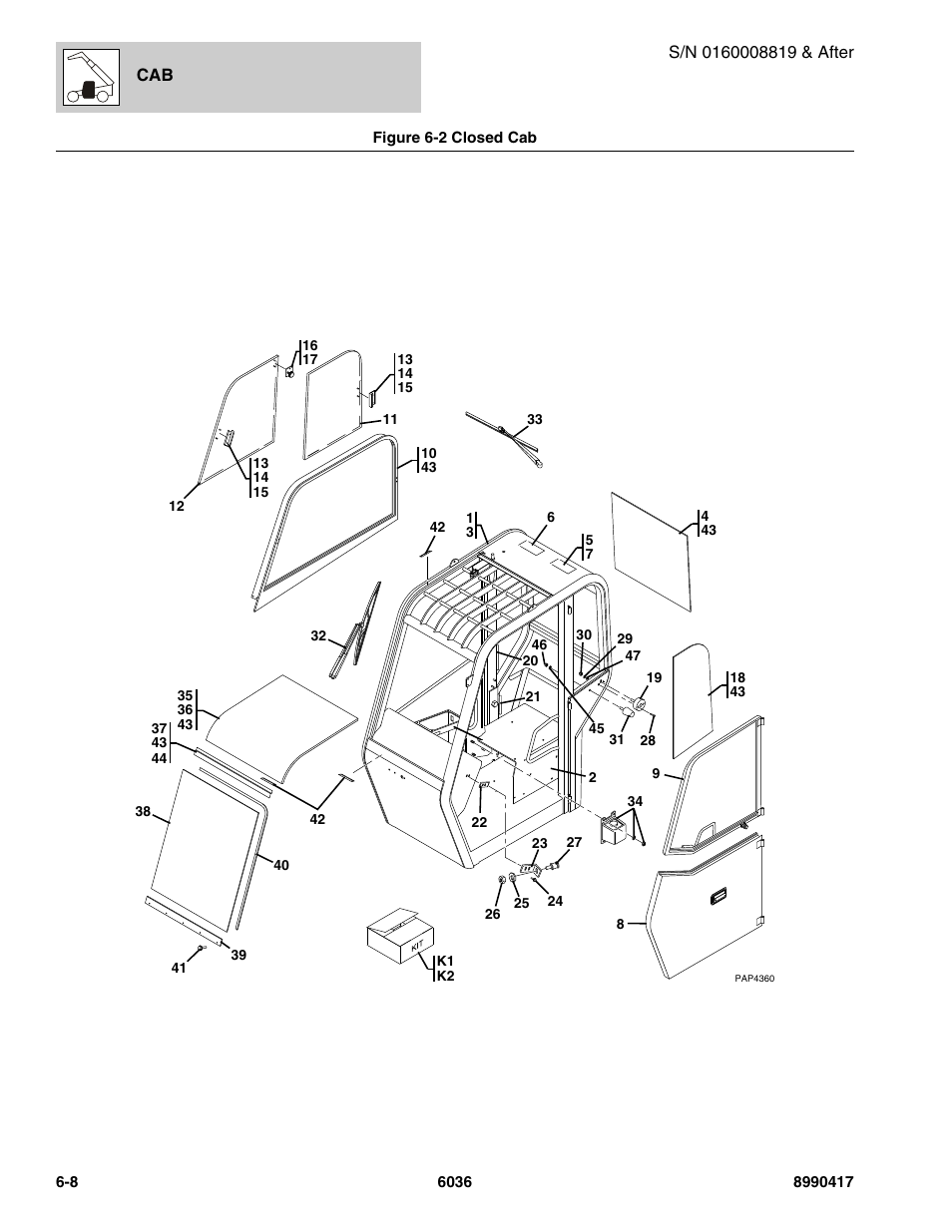 SkyTrak 6036 Parts Manual User Manual | Page 264 / 462