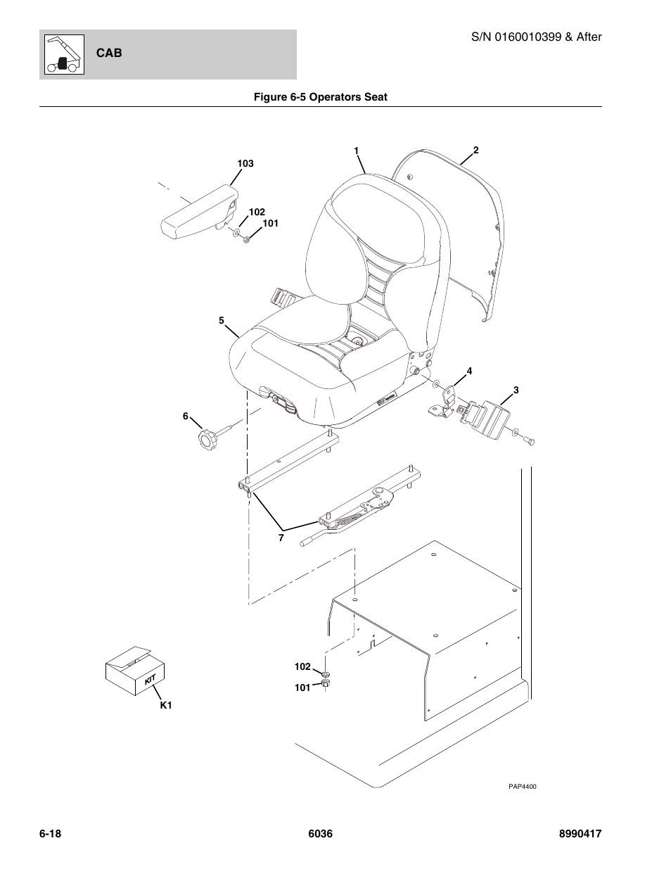 SkyTrak 6036 Parts Manual User Manual | Page 274 / 462